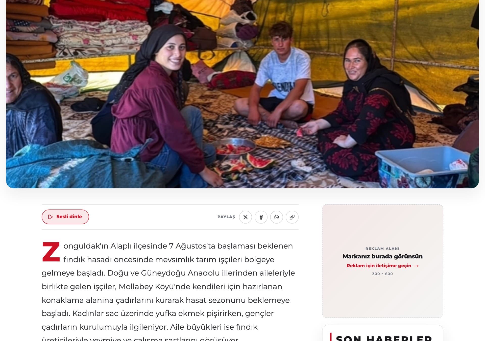 Kar360 haber sitesi — Sesli dinleme ve paylaşım araçları