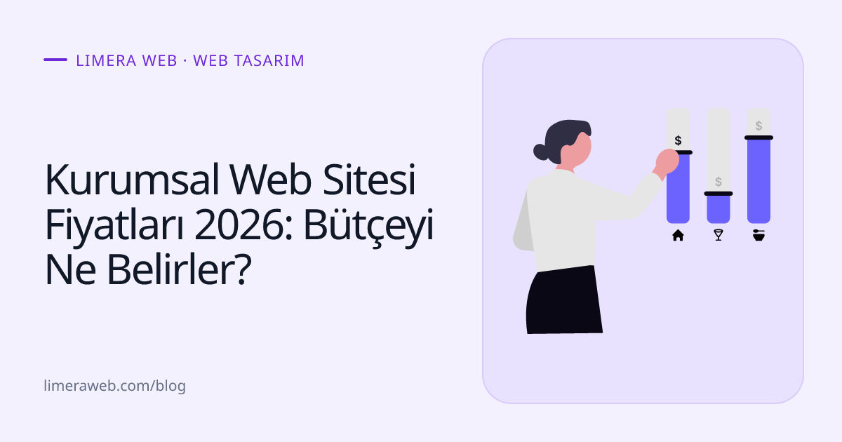 Kurumsal web sitesi fiyat kalemlerini gösteren rehber kapak görseli